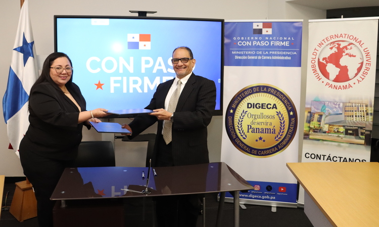 DIGECA y la Universidad Humboldt International firman convenio de cooperación                         