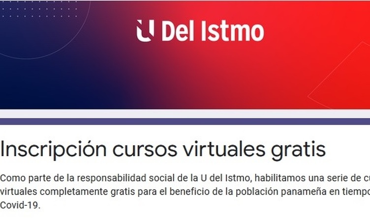 La universidad del Istmo se suma con valiosos aportes en capacitaciones gratuitas.