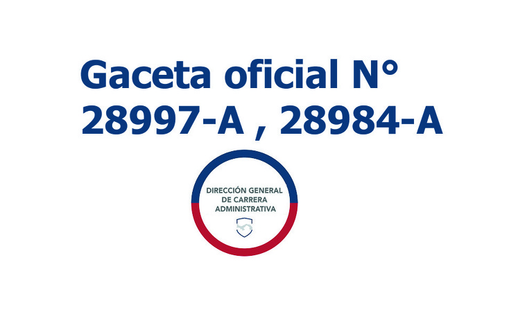 Gaceta N°28984-A , 28997-A